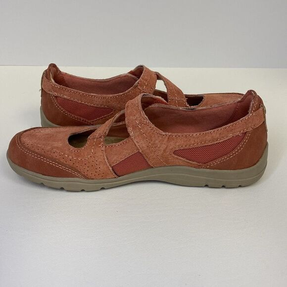 Earth Origins Rapid Troy Terra Cotta Suede Sneaker Mary Jane Size 6.5 - Picture 4 of 13